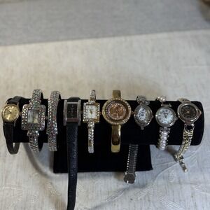 9.9 oz Mixed Watch Lot. Untested. Wieck, Gruen, Acqua, Gianna and More.